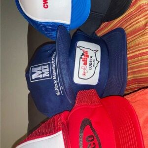 Lot of 6 Rare Vintage Trucker Snapback Truckers Hats/ Caps
